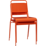 Lucinda Orange Stacking Chair