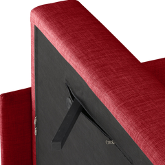 Tandom Red Sleeper Sofa